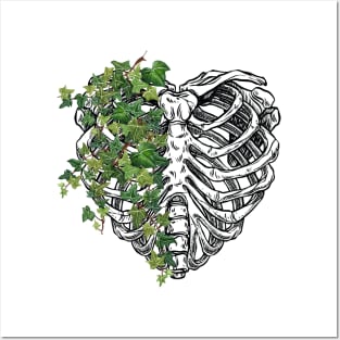 Ivy Heart Shape Posters and Art